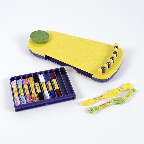 DMC - Friendship Bracelet Box - Easy to Carry - 10 Strands of Yarn 8 Metres, violett - Image 4