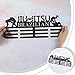 SUPERDANT Brazilian Jiu Jitsu Metal Holders for Display Sports Medal Holder BJJ UFC Personalised Award Black Metal Rack Wall Mounted Ribbon Lanyard Christmas Birthday Gift for Kids Athletes 15.75x6in