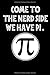 Produktbild COME TO THE NERD SIDE WE HAVE PI.: Notizbuch für Programmierer Software Code Planer 6x9 Journal lined