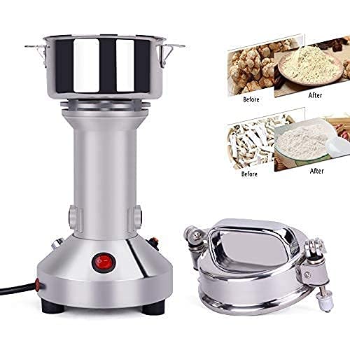RongJian Kaffeemühle Burr Grain Crusher Kapazität Haushalt Chinesische Kräutergewürzmühle Grinder Ele(Crusher) – Bild 4
