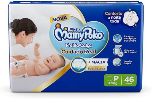 MamyPoko Fralda-Calça Premium Seca P 46 Unidades