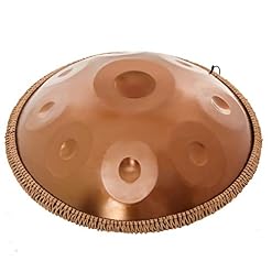 LLC – Drums Casserole À Main en Ré Mineur 10 Notes Tambour en Acier + Sac À Main Souple 22″/ 56 Cm, 10 Notes (D3 A BB C D E F G A), pour La Musique Et La Guérison des Sons Religion Yoga Zen Tea, Bleu - Les Beatles, Paul McCartney, John Lennon, RIngo Starr, George Harrison