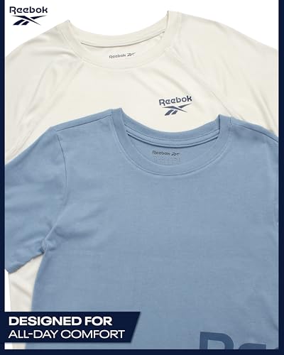 Reebok Conjunto de shorts atléticos para meninos – 3 peças de roupas de verão com camisetas gráficas