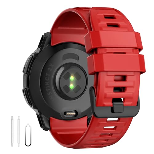 U-LIMVE Garmin Instinct 2X Solar Tactica/Instinct 2X Solar�p �r���v�o���h 26mm �V���R�������p���v�X�g���b�v