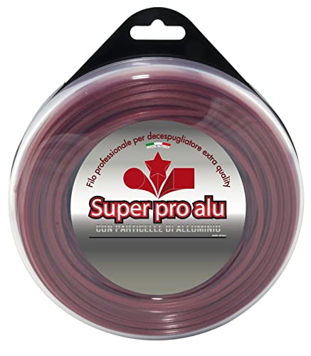 1pz filo nylon alumade tondo 3,0x60mt red