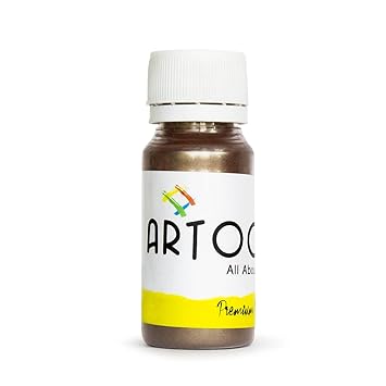 ARTOOL Mica Powder for Epoxy Resin Pigment Art Classic Coffee Non Toxic Multipurpose Use In Making Candles, Painting, Art and Craft Projects 9 gm (PP9)