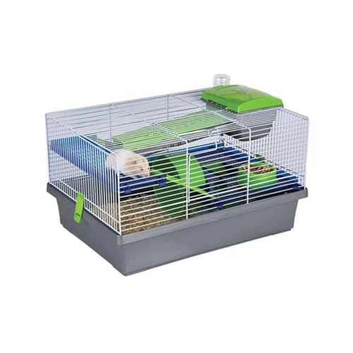 Rosewood PICO Hamster Home, Medium, Silver/Green