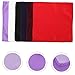 Ipetboom Men's Fashion Pocket Square Handkerchiefs 6 Pack Assorted Colors: White Black Maroon Dark Red Navy Blue Purple for Business