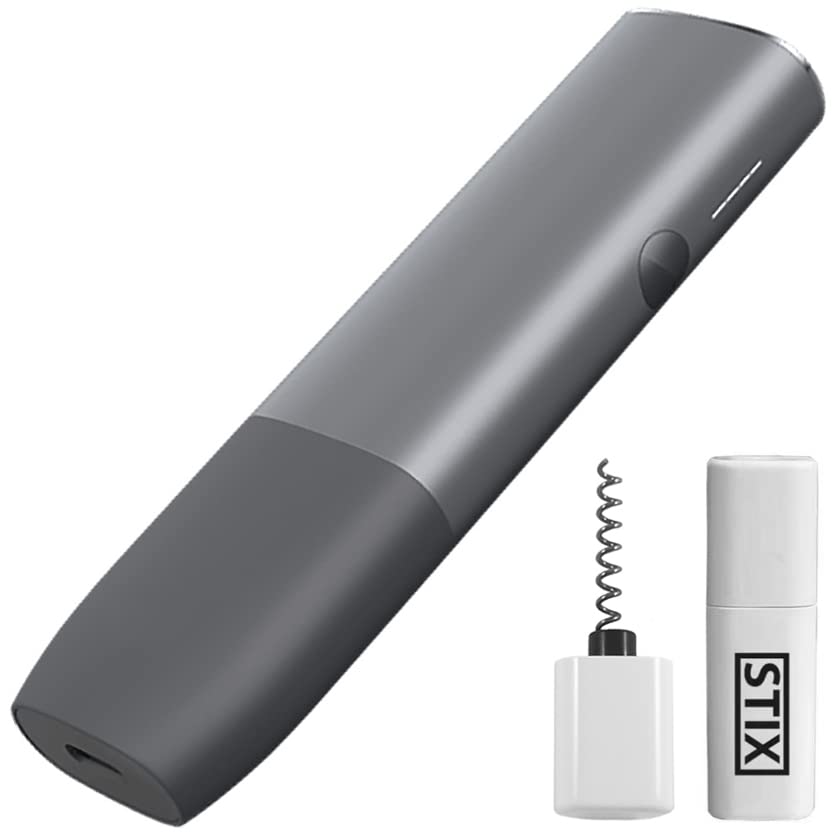 Tabakerhitzer Pebble-Grey + STIXZieher - kompatibel mit IQOS ILUMA TEREA