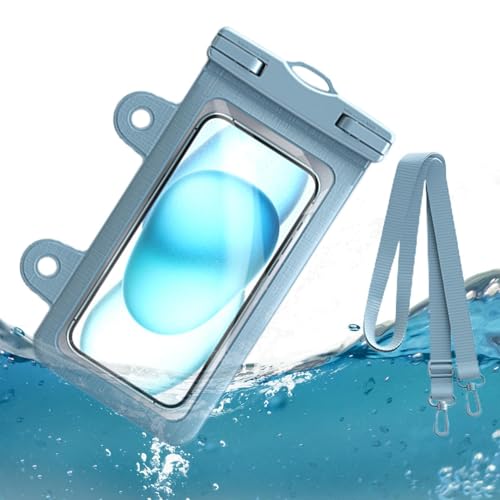 Funda impermeable para teléfono, bolsa impermeable para teléfono, bolsa de PVC para teléfono, pantalla táctil impermeable, bolsa seca transparente con correa ajustable, protector de teléfono para