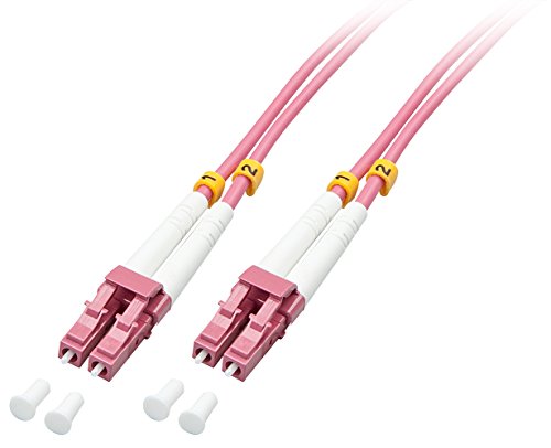 Câble Fibre Optique Duplex LC/LC OM4 Lindy 10m pour réseaux et serveurs informatiques