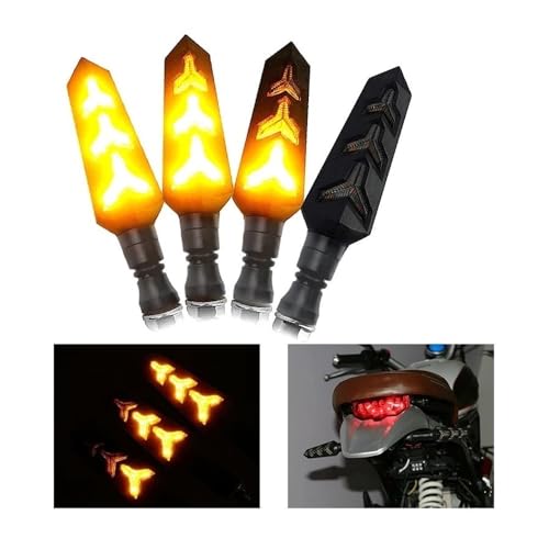 Clignotants LED pour motos coulants et feux pliables de queue - 2