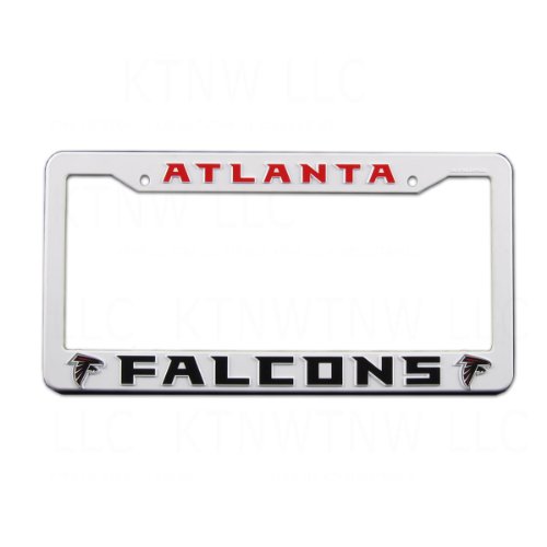 Rico Industries NFL Plastic License Plate Frame, Atlanta Falcons