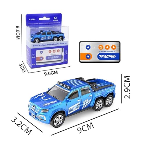 Image of Mini RC Car Remote Controlled Car from 3 4 5 6 Years 2.4GHz Mini RC Cars with Tractor and LED Light 1:64 Scale 3 Speed, Baby Cars Toy Gift