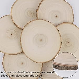 8 Pcs Large Unfinished Wood Slices, 10-11 Inches Wood Slabs for Centerpieces Natural Wooden Circle, DIY Wood Centerpieces for Tables Wedding Party Door Sign Decor 8 Pcs Large Unfinished Wood Slices 10 11 Inches Wood Slabs for Centerpieces Natural Wooden Circle DIY Wood Centerpieces for Tables Wedding Party Door Sign Decor