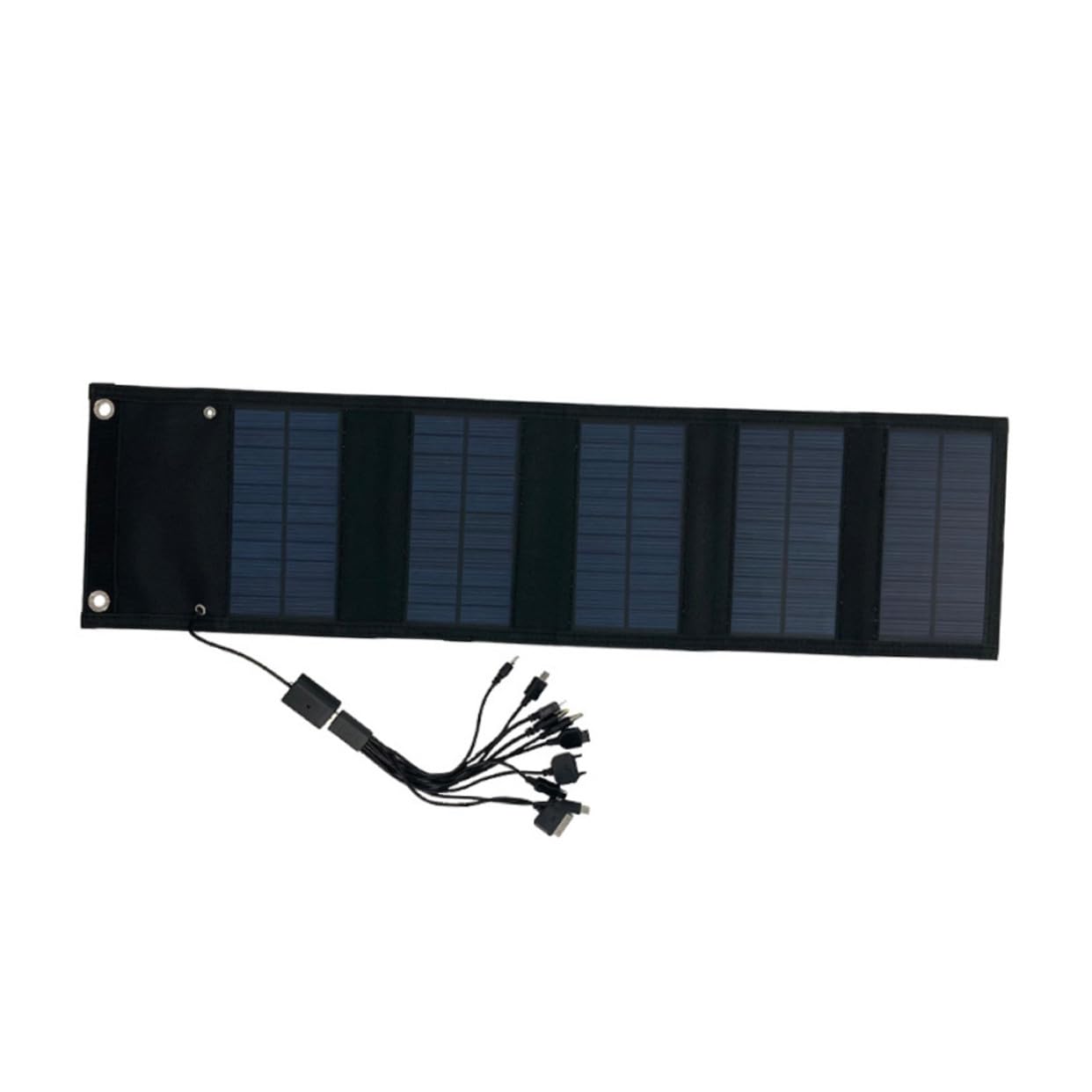 Cargador Solar Plegable de 15w y 6v Salida Usb, Panel Portátil de Abs Cobre Adecuado para Camping y Emergencias