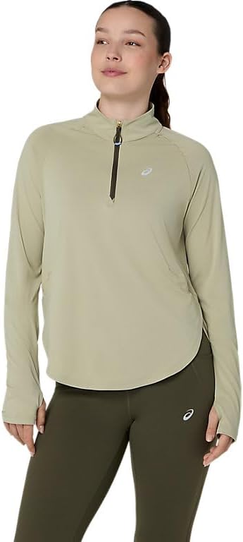 ASICS Women's NAGINO Run 1/4 Zip Long Sleeve TOP Running Apparel