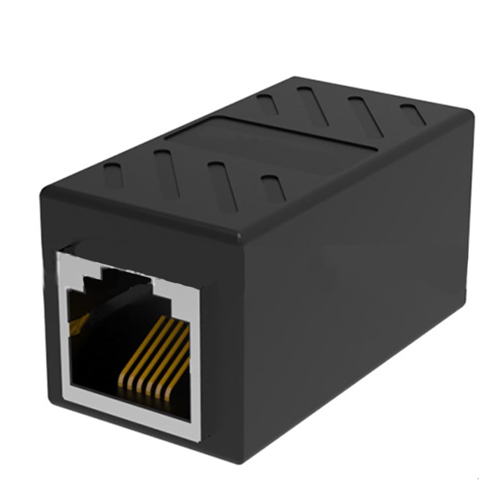Elnwnnkc RJ11 Coupler Phone Line Connector Telephone Cord Adapter RJ11 6P6C 6P4C 6P2C Female to Female for Phone