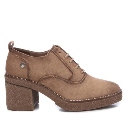 Refresh 170993, Zapatos de Cordones Mujer, Taupe, 38 EU