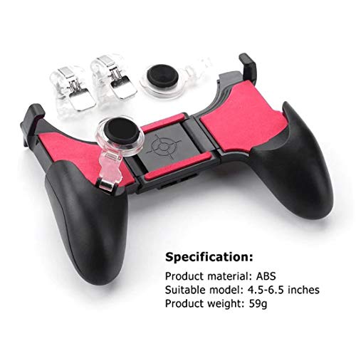Controle móvel 5 em 1 Gamepad Free Fire L1 R1 Gatilhos PU GB Mobile Game Pad Grip L1R1 Celular Joyst