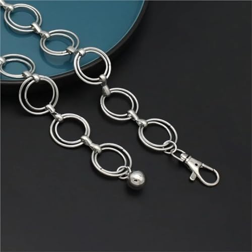 Metal Chain Belt 8pcs Chunky Metal Chain Belt - Waist & Belly Link Belt for Waist3