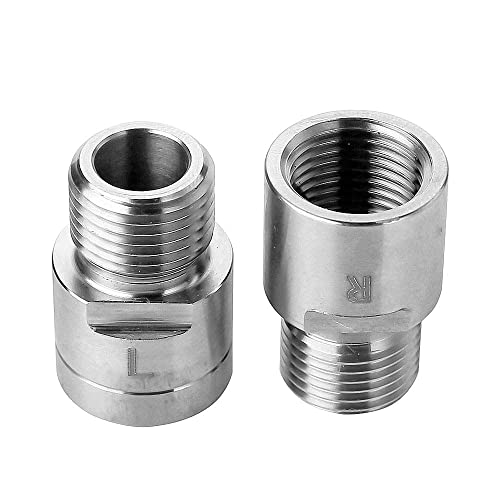 Thinvik Bike Pedal Extenders For 9/16 Inch Bike Pedals,Chrome-Molybdenum Steel Bicycle Pedal Extensions,Extended Pedal Spacer For Mtb Bmx Road Bicycle - Extended 20Mm/ 0.79In… #TOP1