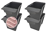 QUALITÄT MADE IN GERMANY: Pflanzkästen für Europaletten in Deutschland produziert. Pflanzgefäß Europaletten aus recyceltem Kunststoff PP. Pflanzkübel Palette - Einsatz Palette passt perfekt!