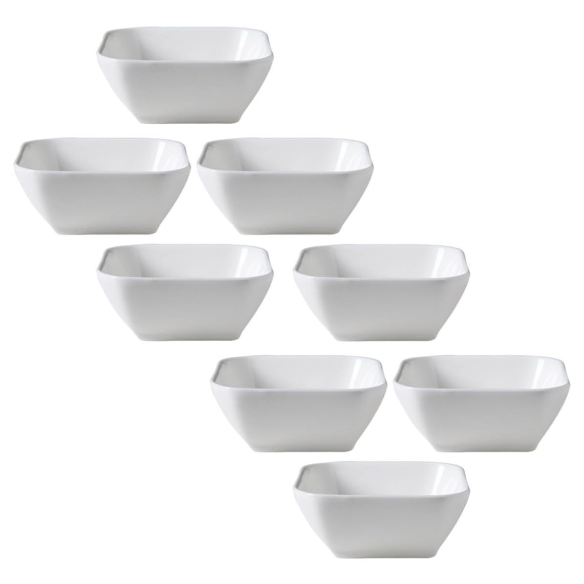 Récipients pour sauces blancs ibasenice 8x8x34 cm de rangement