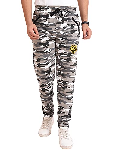 Image of Neo Garments Men's Cotton Solid Regular Fit Trackpants /Jogger /Trouser with Side Pockets