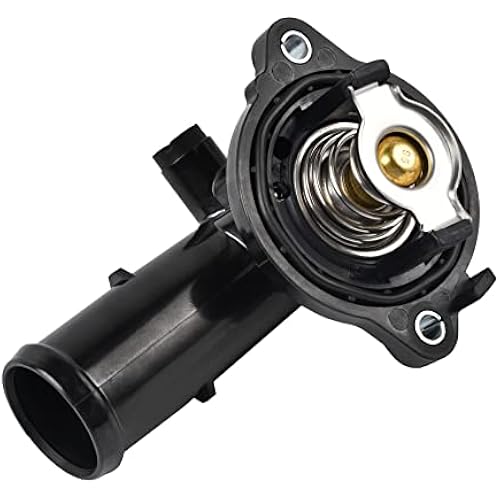 EVIL ENERGY Thermostat Housing Assembly, 05184651AF 49569 902-852, Compatible with 2011-2015 Dodge Durango 2011-2020 Jeep Grand Cherokee 2012-2017 Jeep Wrangler 3.6L