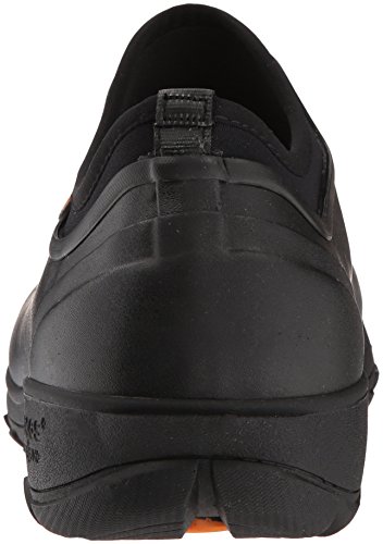 Bogs Men's Sauvie Slip On Waterproof Rain Boot, Black, 11 M US