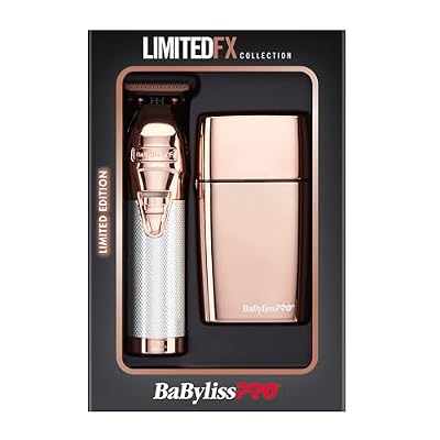 BaBylissPRO LIMITEDFX Cord/Cordless Hair Trimmer and Double Foil Hair Shaver Prepack, High-Performance Lithium-Ion Batteries for Long-Lasting Cutting