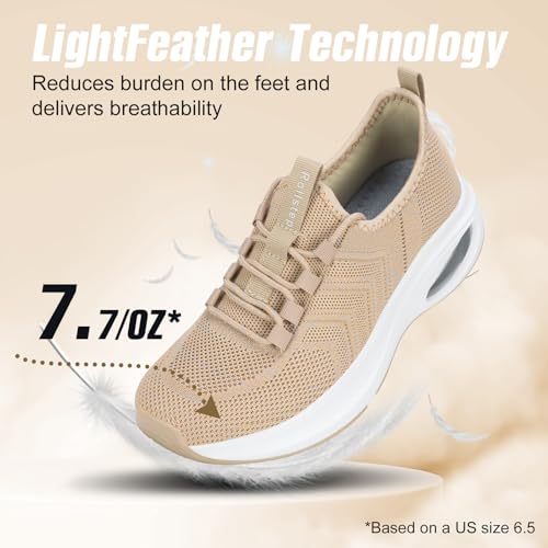 Image of Wide Toe Box Shoes Women Extra Wide Width Sneakers Air Cushion Road Running Shoes Ultra Light Tennis Gym Workout Training Shoes Breathable Walking Shoes with Arch Support