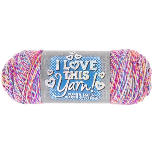 Image of Hobby Lobby Print I Love This Yarn, 854 Lollipop Love, Set of 2 | 4 Medium Weight, 252 Yards Per Skein