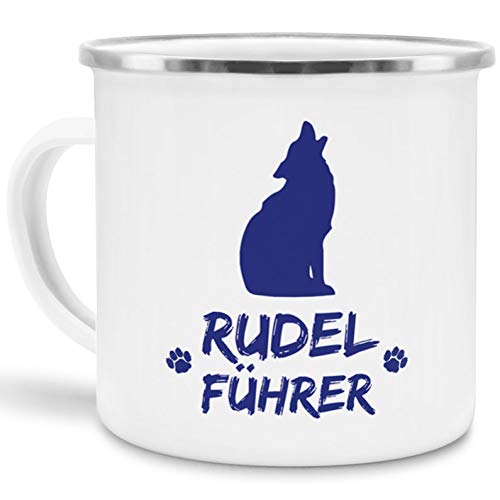 Wolf-Tasse „Rudelführerin“ – Schwarzer Druck Innen & Am Henkel, Hochwertige Keramik