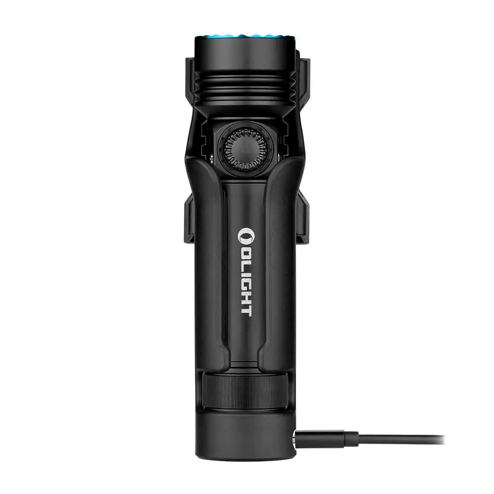 OLIGHT Seeker 4 Pro, Linterna LED 260 m alcance, 4600 lm y 16895 CD (Naranja CW)