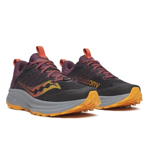 Saucony Men's Ride Tr2 Sneaker, Black/Autumn, 7.5 - image 2