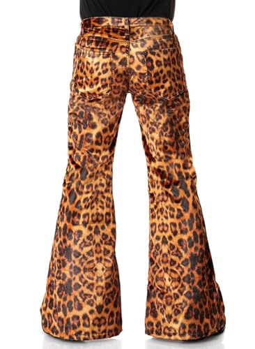 Image of EVEDESIGN Mens Bell Bottom Velvet Pants 60s 70s Disco Outfits for Men Vintage Flared Jeans