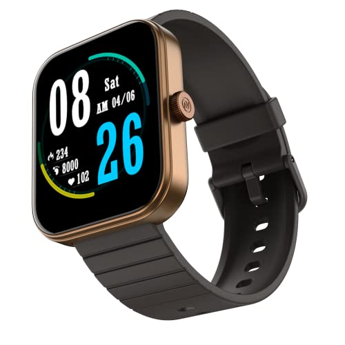 Noise Newly Launched ColorFit Pulse 3 with 1.96″ Biggest Display Bluetooth Calling Smart Watch, Premium Build, Auto Sport Detection & 170+ Watch Faces Smartwatch for Men & Women (Vintage Brown)
