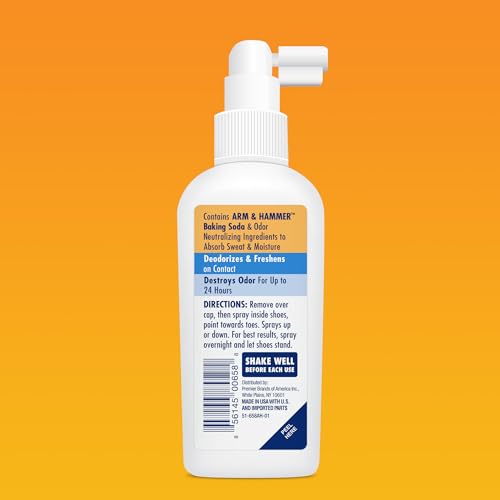 Arm & Hammer Shoe Refresher & Deodorizer Spray, Ocean Blast, 3.4 oz, 2 Pack - image 2