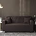Elastic Spandex Sofa Pokrowce, Wysoka stretch Stylowa Książka Jacquard Slipcover 1/2/4 Seater, Easy Fit Meble Protector do salonu, Niebieski, 3 Seal (Color : Coffee, Size : 3 seater)