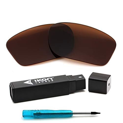 IKON LENSES Polarized Compatible Replacement for Oakley Twoface (OO9189) Sunglasses - Brown/Bronze (Polarized)