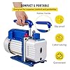 6-10 CFM 1/2 HP Two Stage Vacuum Pump 5 PA Ultimate Vacuum for HVAC AC Refrigeration System Maintenance(6 CFM 1-2 HP) #2