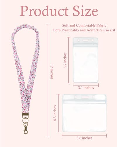 Cordon chouchou extensible anti-perte pour carte d'identité active - 3