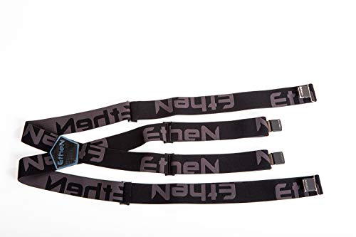 Ethen bretelle nero/grigio