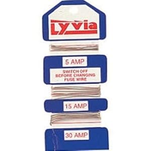 lyvia Fusewire 5A 15A & 30A For Re Wireable Fuses / Fuse Wire quality electrical