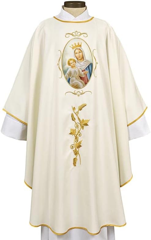Religious Clergy Chasuble - Mary Queen of Heaven