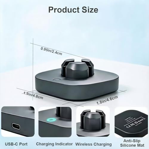 Base de carga Oura Ring Gen 4 para mesita de noche estación USB-C 7