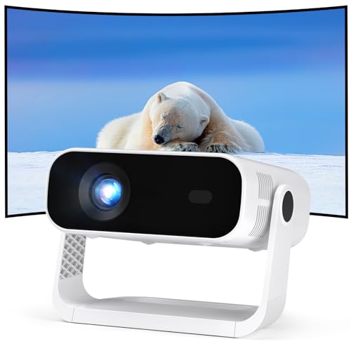 Smart-Projektor mit integrierten Apps, Trapezkorrektur, WLAN und Bluetooth Heimkino-Projektor AE211B-01