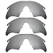 IMYTPFT 3 Compatible/Replacement For Lenses oakleys M Frame Heater Titanium Mirror Polarized